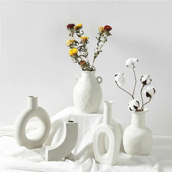 Nordic Ceramic Vase Home Decoration Ornaments - HavenHome