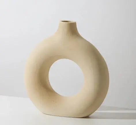 Ceramic Donut Vase - HavenHome